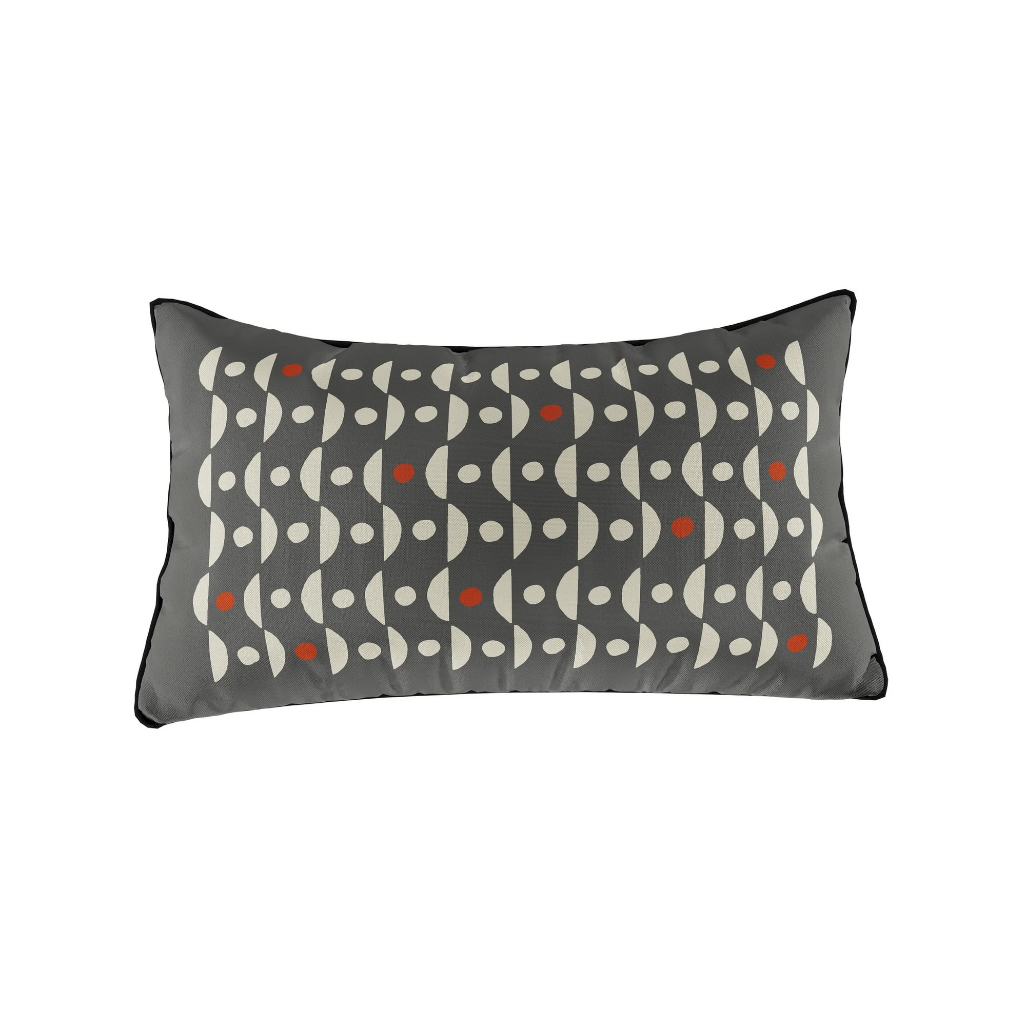 Felix Cushion By Helena Springfield X Simply Scandi In Scarlet Neutral